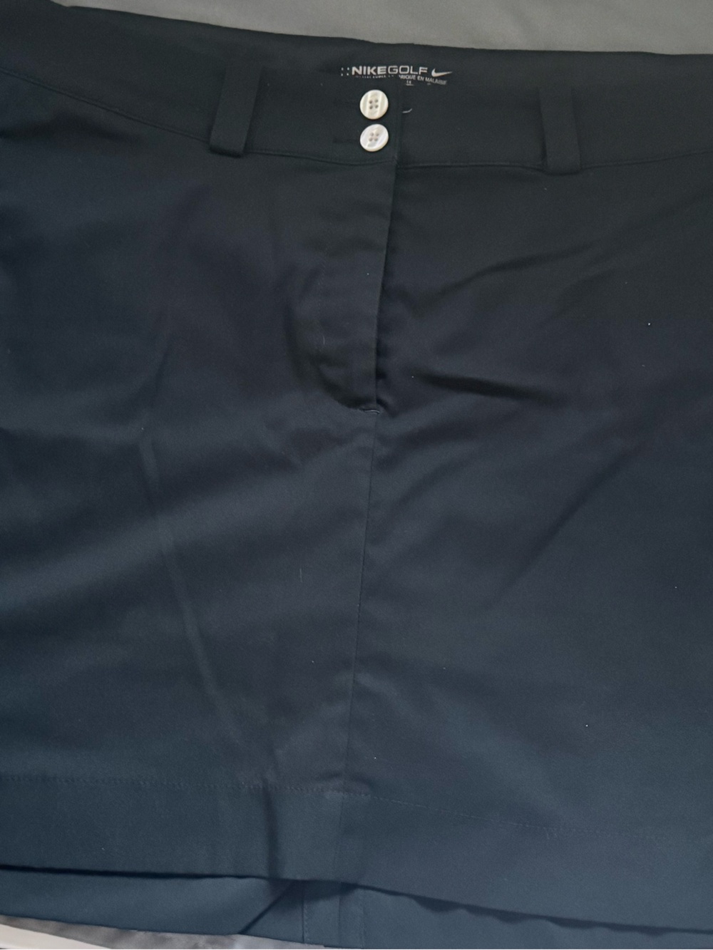 Nike Black Golf Skort